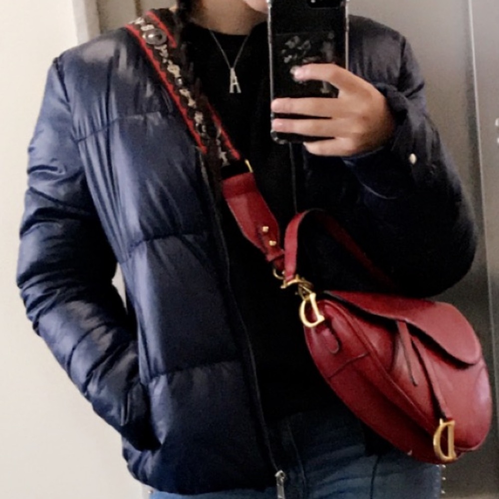 Zara blue winter coat